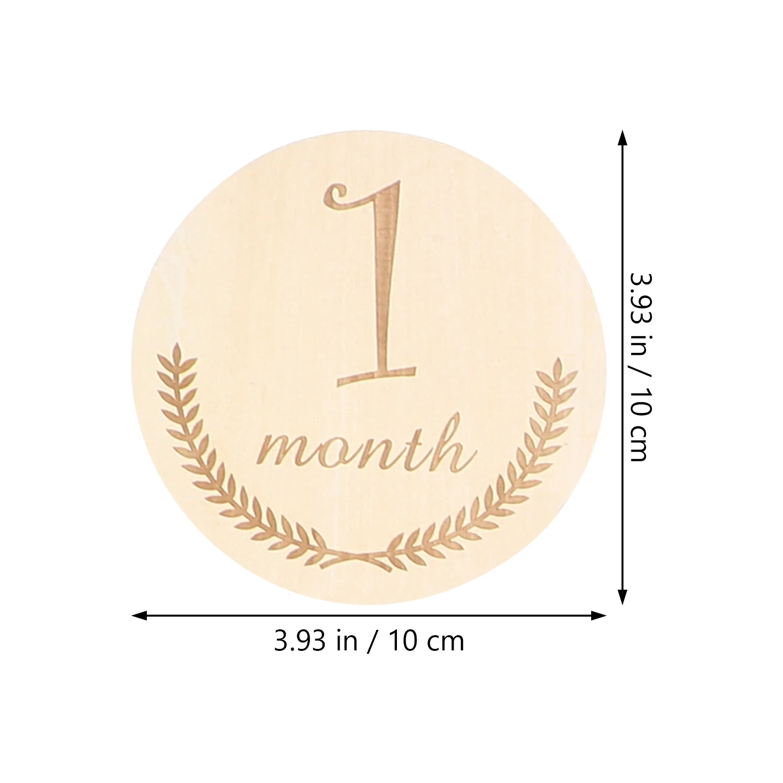 12 قطعة بطاقات شهرية للأطفال صنعة جيدة ارتداء المسيل للدموع مقاومة تذكارية التصوير خلفية الدعائم بطاقات تذكارية