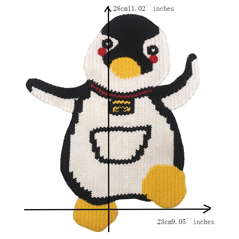 Gorgeous Exquisite Embroidery Cute Penguin Patch Applique Sew On For Clothing DIY T Shirt Jacket Sweater Decoration