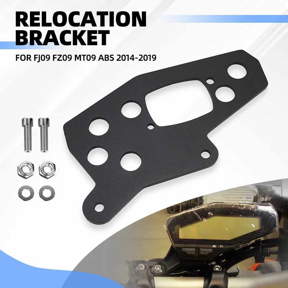 

FJ-09 FZ-09 MT-09 Gauge Relocation Bracket (Centers and Lowers Dash) For Yamaha MT09 FJ09 FZ09 ABS 2014 2015 2016 2017 2018 2019