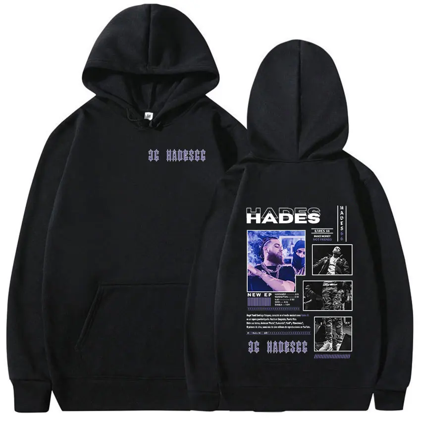 Hades 66 Make Money Not Friends Tour 2024 Hoodie Men's Hip Hop Rap Album Fashion Clothing Pullover Sweatshirt Unisex Streetwear