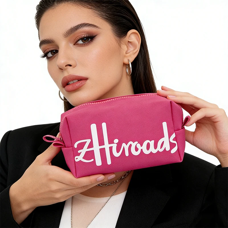 

Модная косметичка из холщовой ткани, вместительная сумка для хранения косметики, портативная дорожная сумка для туалетных принадлежностей из хлопка