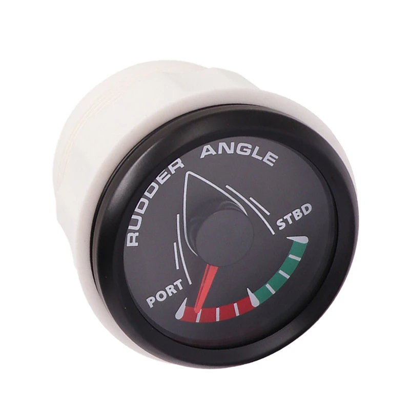 

52mm Marine Boat Rudder Angle Indicator Gauge Meter 0-190 ohms with Mating Sensor PORT-STBD 9~32V IP67