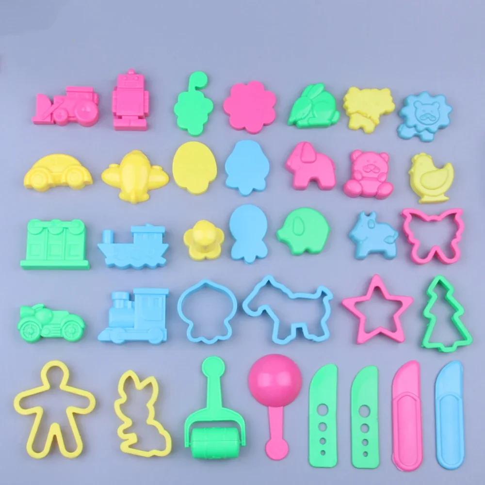 8/9pcs Creative Colorful Clay Tools DIY Set Plasticine Various Shapes Childs Handmade Toys Play Dough Tool Accessories Clay Mold