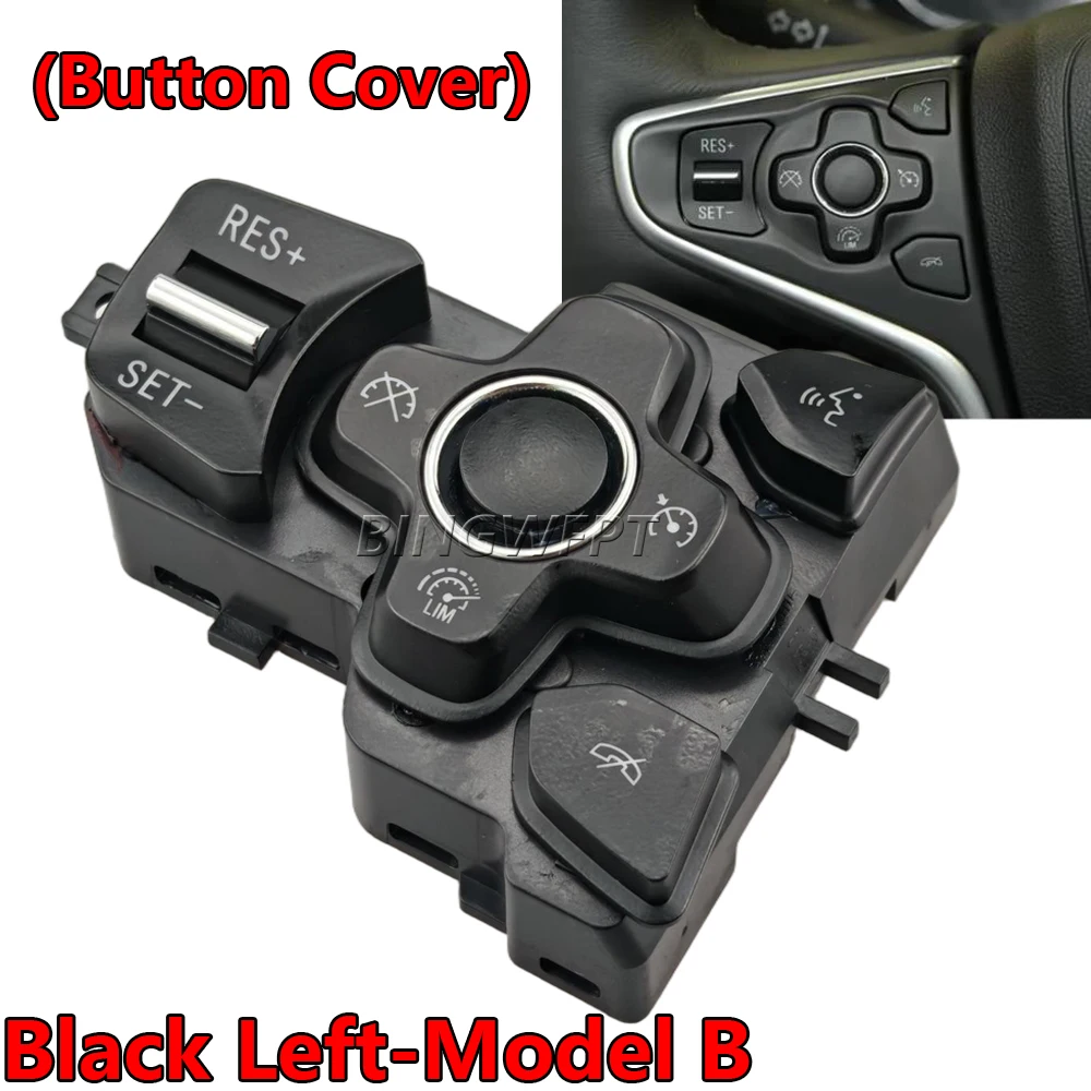 1PC Car Steering Wheel Volume Cruise Control Buttons Switch Housing  For Buick Regal Larcrosse 2013-2016 Button Switches Cover