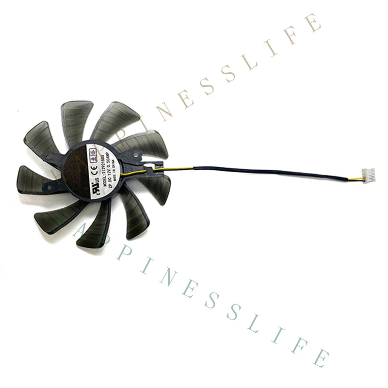 GR+   Graphics Card Cooling Fan Spare Parts for GALAX GTX1050ti 1050 ITX Graphics Card
