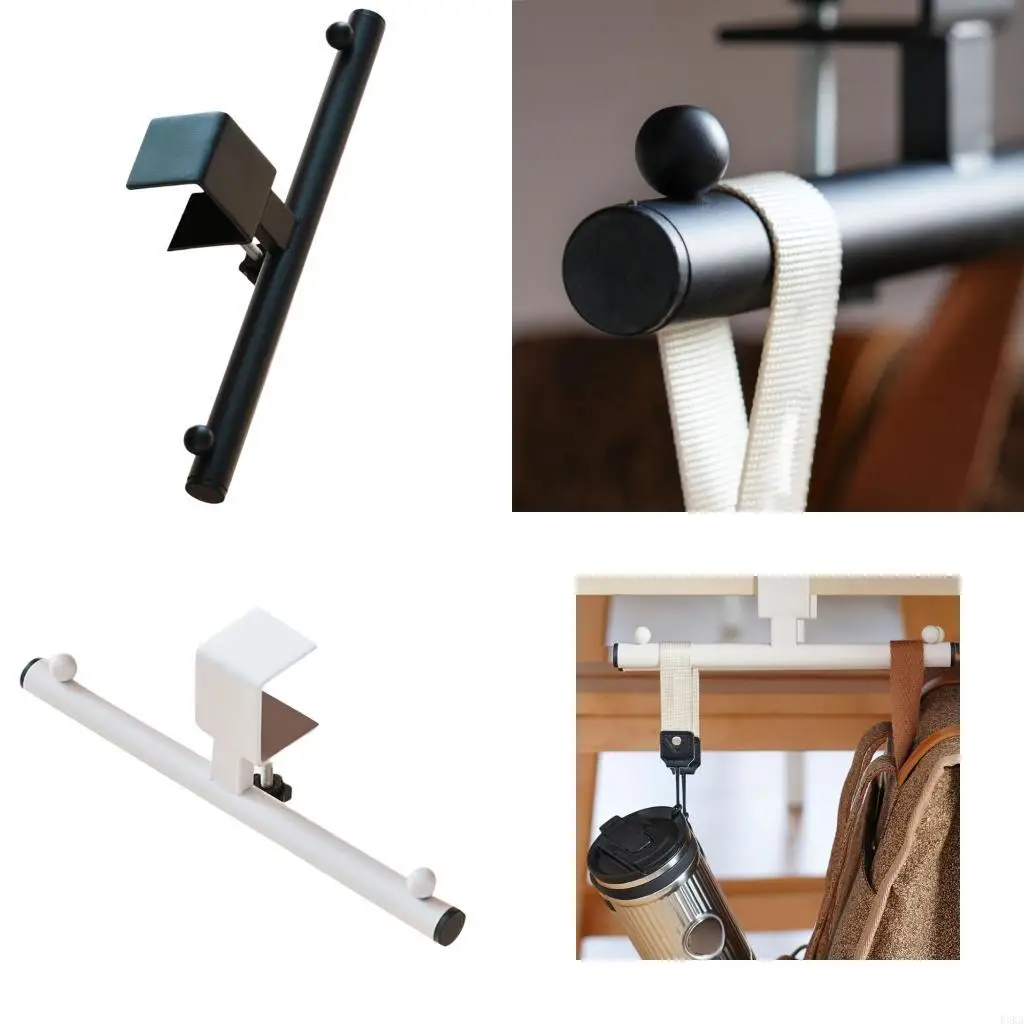   Desk Side Storage Hook Carbon Steel Construction Hanger Study Room Essential