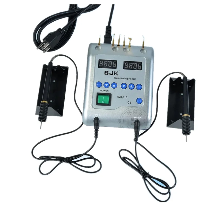 

Стоматологическая электрическая восковая машина, резьба содержит двойную ручку для резьбы, восковой нож для резьбы, стоматологический электрический набор для ухода за воском для стоматологической лаборатории