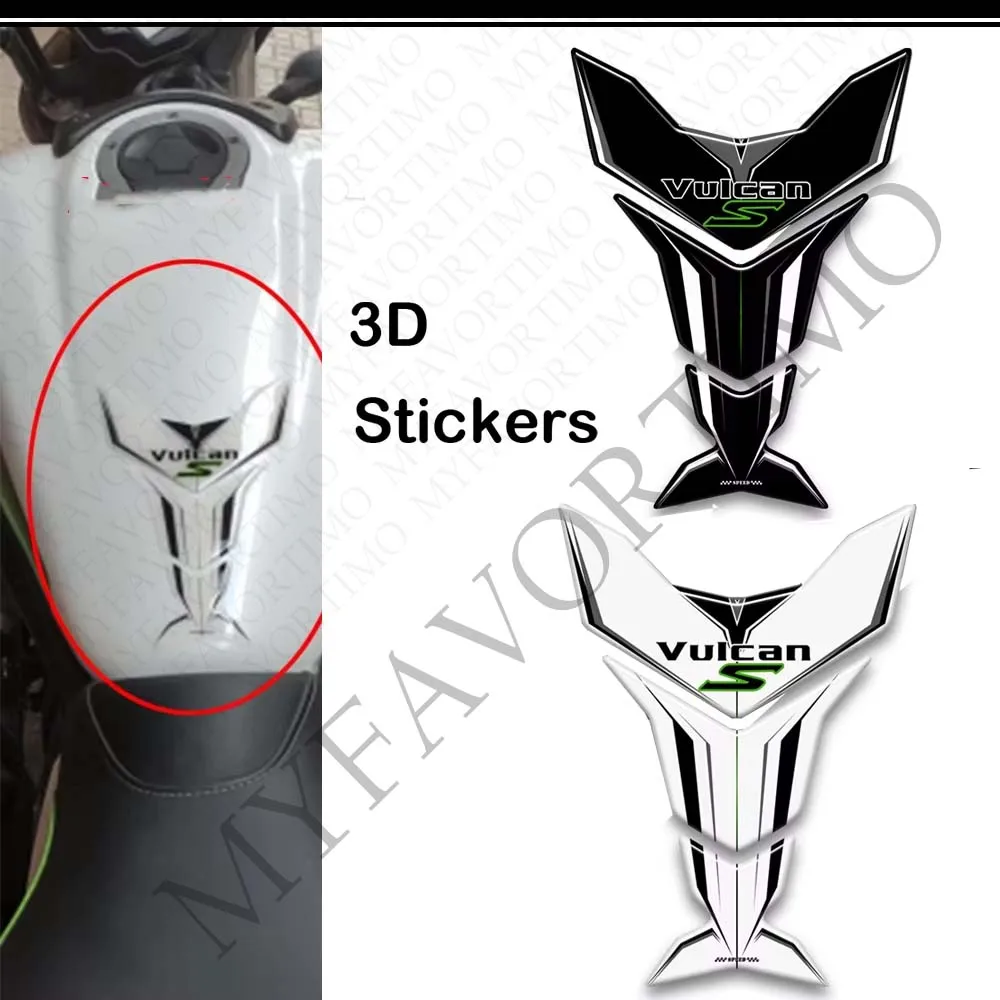 

Motorcycle For VULCAN S 650 VN650 Tank Pad Gas Fuel Oil Kit Knee Fairing Fender Protective Stickers Decals