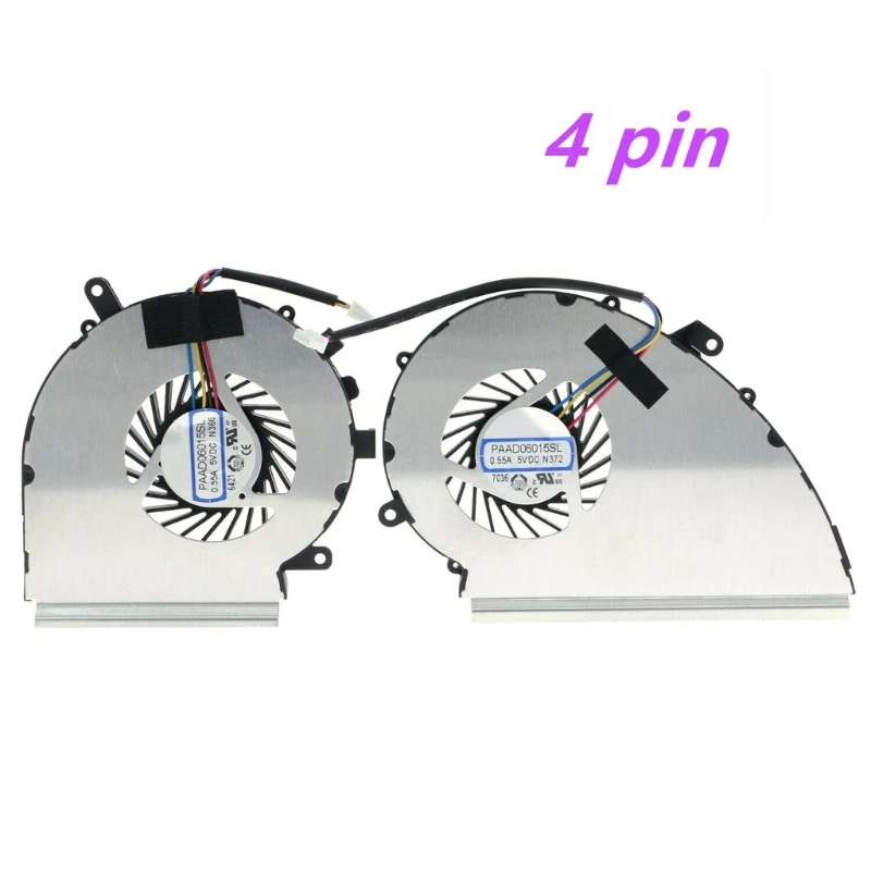 Heavy-Duty Metal Cooling Fan for MSI GE72VR GP72VR GL72VR MS-179B (4-Pin) Wholesale