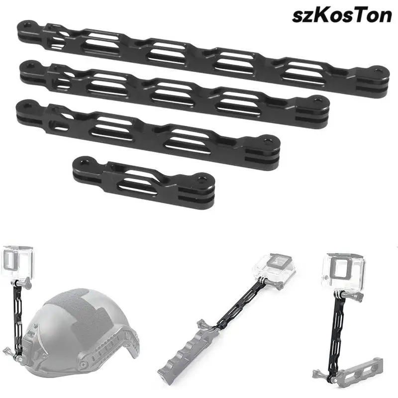 

Aluminum Extension Rod Arm Lengthened Selfie Helmet Stick Bracket Tripod Adapter for GoPro 13 12 11 Insta360 X4 DJI Action 3 4