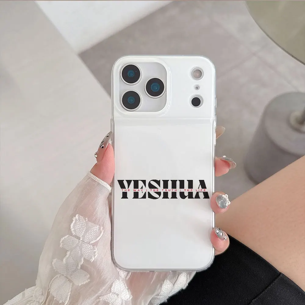 Minimal YESHUA Letter Plating Phone Case For Samsung Galaxy S24 S25 Plus S23 S26 Ultra A56 A55 A57 A37 A06 A07 A17 A27 PC Cover