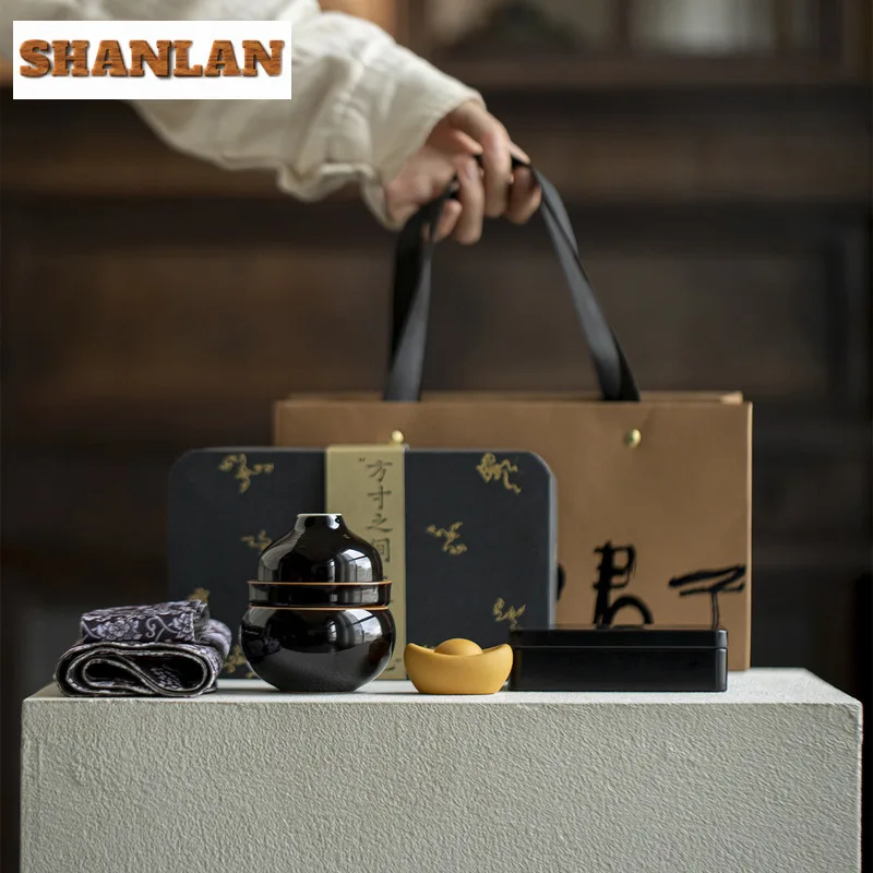 

Cultural And Creative Gourd Tea Set Complete Set Antique Tea Ceremony Set Tea Brewing Teapot And Tea Cup Set Teaset Decoration