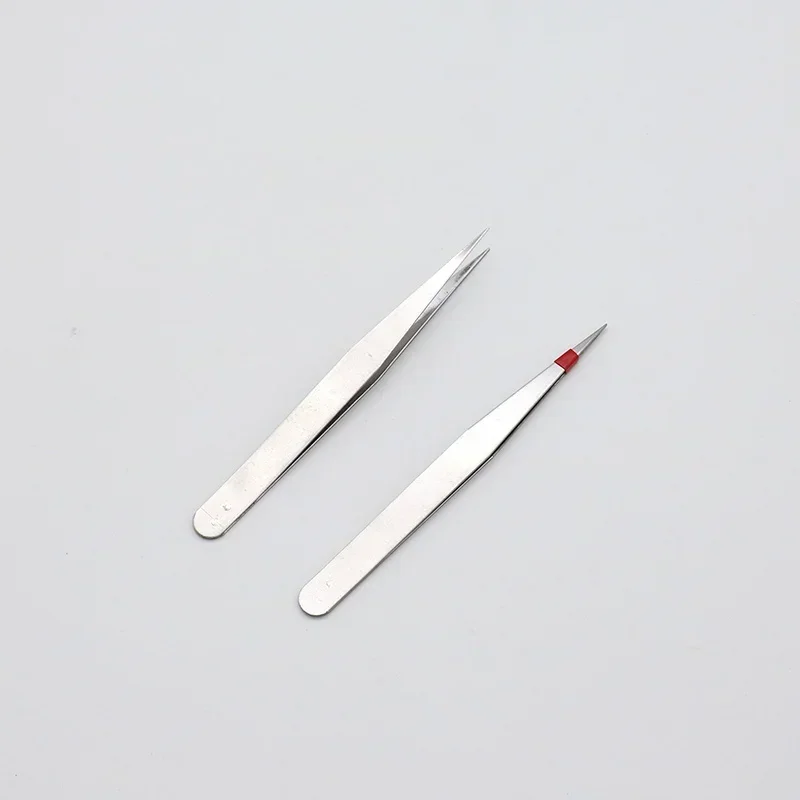 5PCS AA 1 Hot Sale Carbon Steel Straight Head Clamp Bee Bee Pupa Transfer Special Tweezers Bee Wasp Supplies