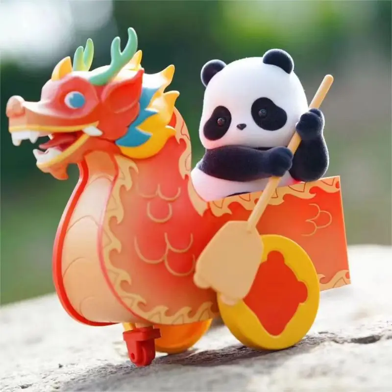 52toys panda roll dragon boat racing series blind box toys kawaii anime figurka akcji Caixa Caja niespodzianka tajemnicze pudełko lalki dziewczyna