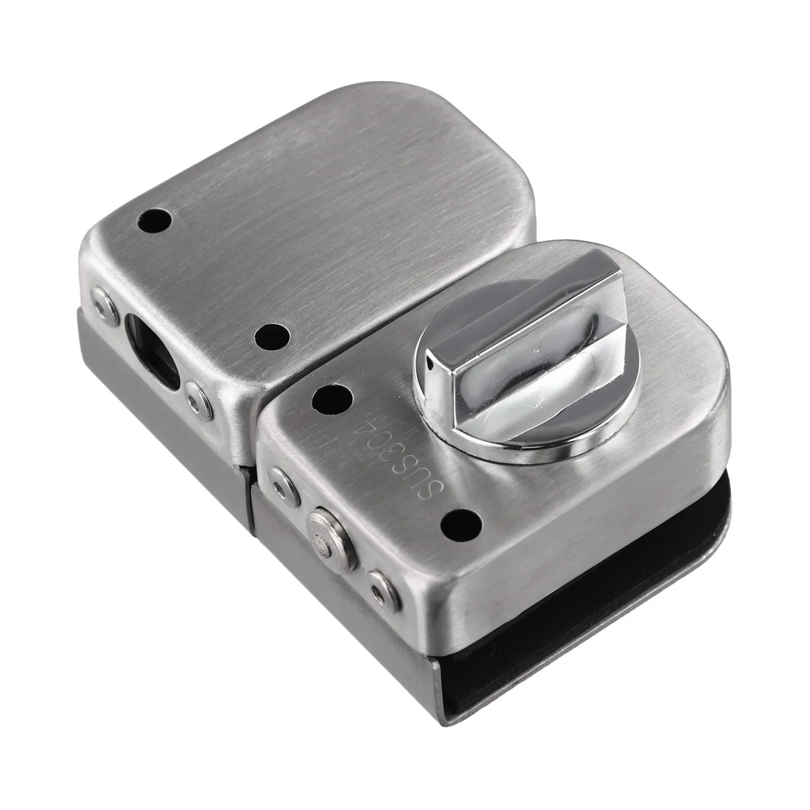 Aesthetic and Secure High End Stainless Steel Locks For Modern Sliding Toughened Glass Installations (Fits 8 12 mm)