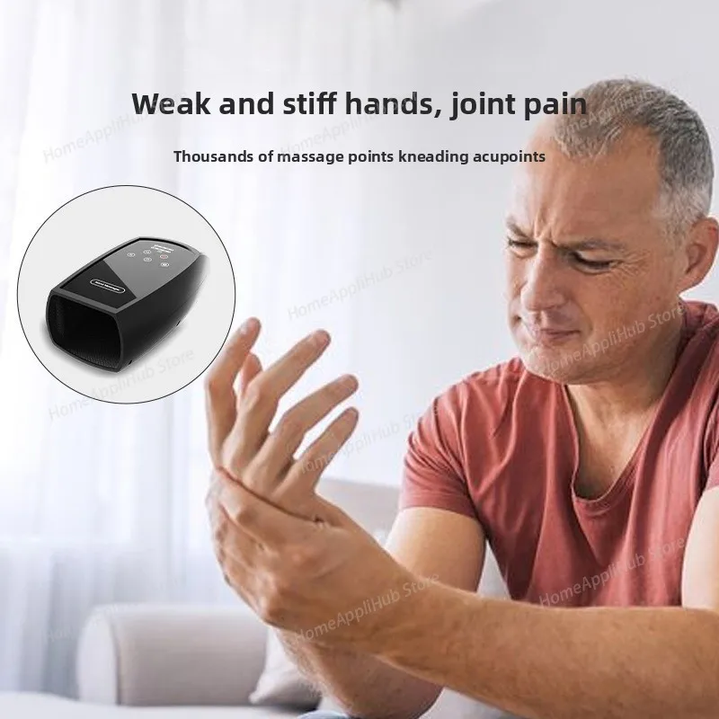 Massager Intelligent Air Pressure Massager Hot Compress Electric Palm Finger Portable Mobile Physiotherapy Intelligent Kneading