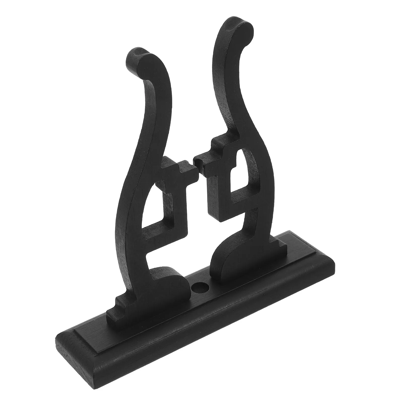 Bamboo Stand Chinese Fans Display Holder Displaying Base Hand Decorative Rack Home