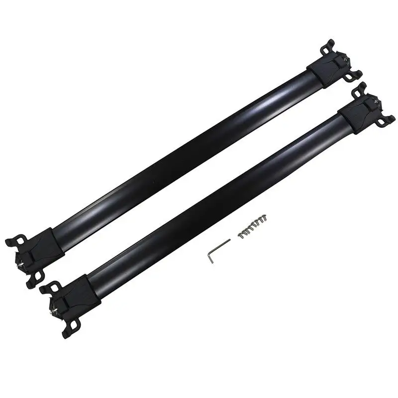 Car Roof Cargo Bar Aluminum Alloy Automotive Rooftop Cargo Bar Carrier Bar Rack Multipurpose Car Roof Luggage Crossbar Rack For