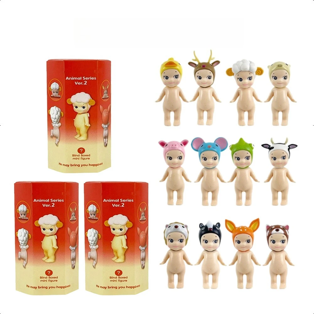 

Новинка в коробке для поддержки животных «Ангел» S, слепой, 2025 год, случайные фигурки, куклы, игрушки, коллекция офисных украшений, подарок-сюрприз, популярный