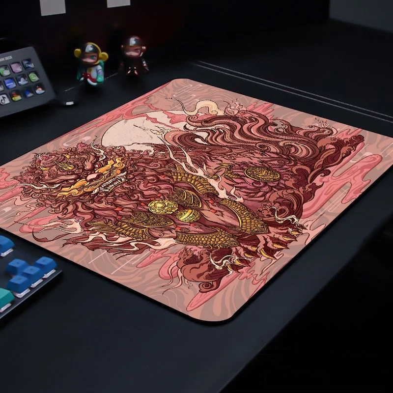 E-sports Tiger Cute Small Mouse Pad Gaming Laptops Mousepad Gamer Carpet Keyboard Mat Desk Protector Anime Cartoon Mouse Pads
