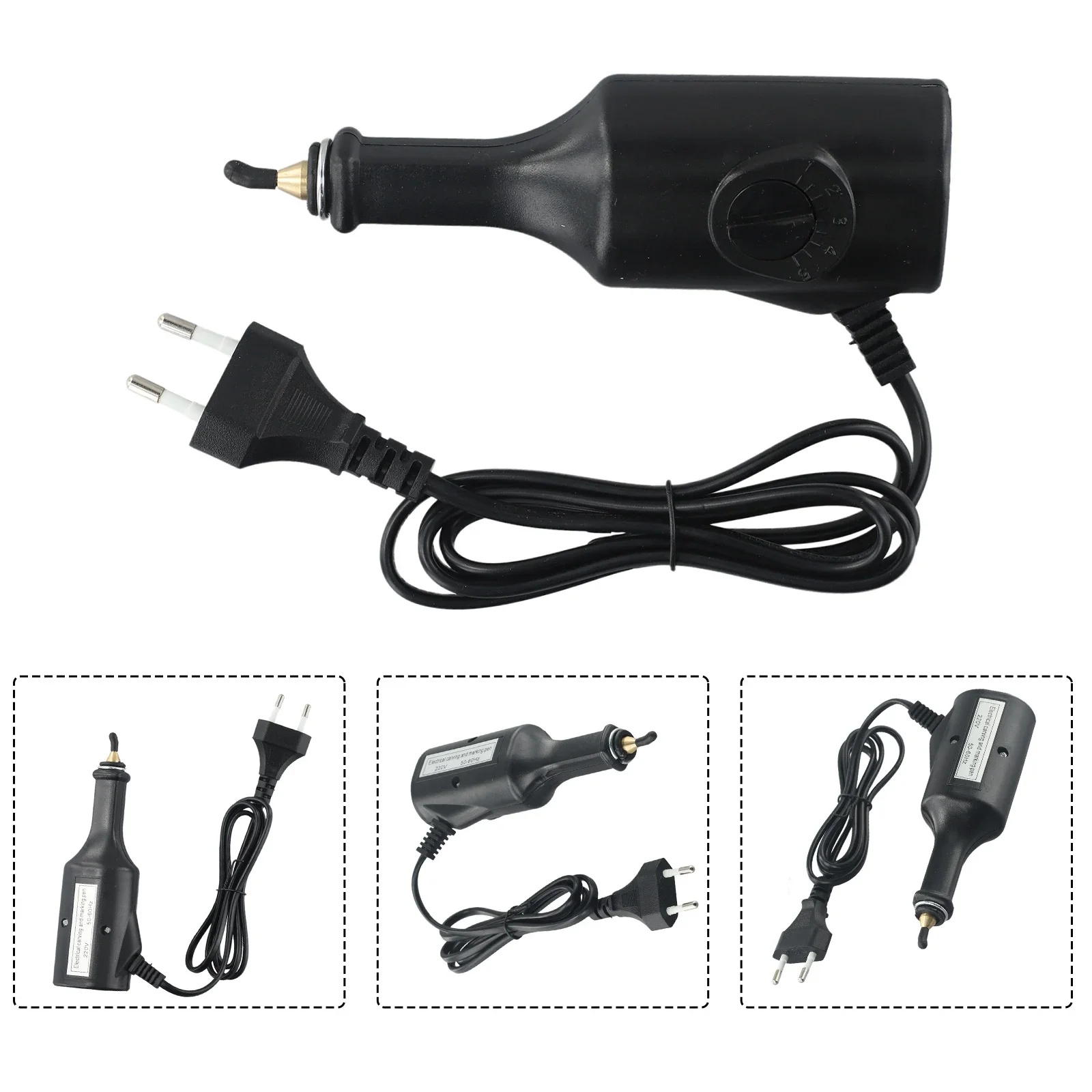 EU 220V Electric Drill Grinder Engraving Pen Electric Engraver Jewelry Carving Pen Metal-Wood Engraving Lettering Pen