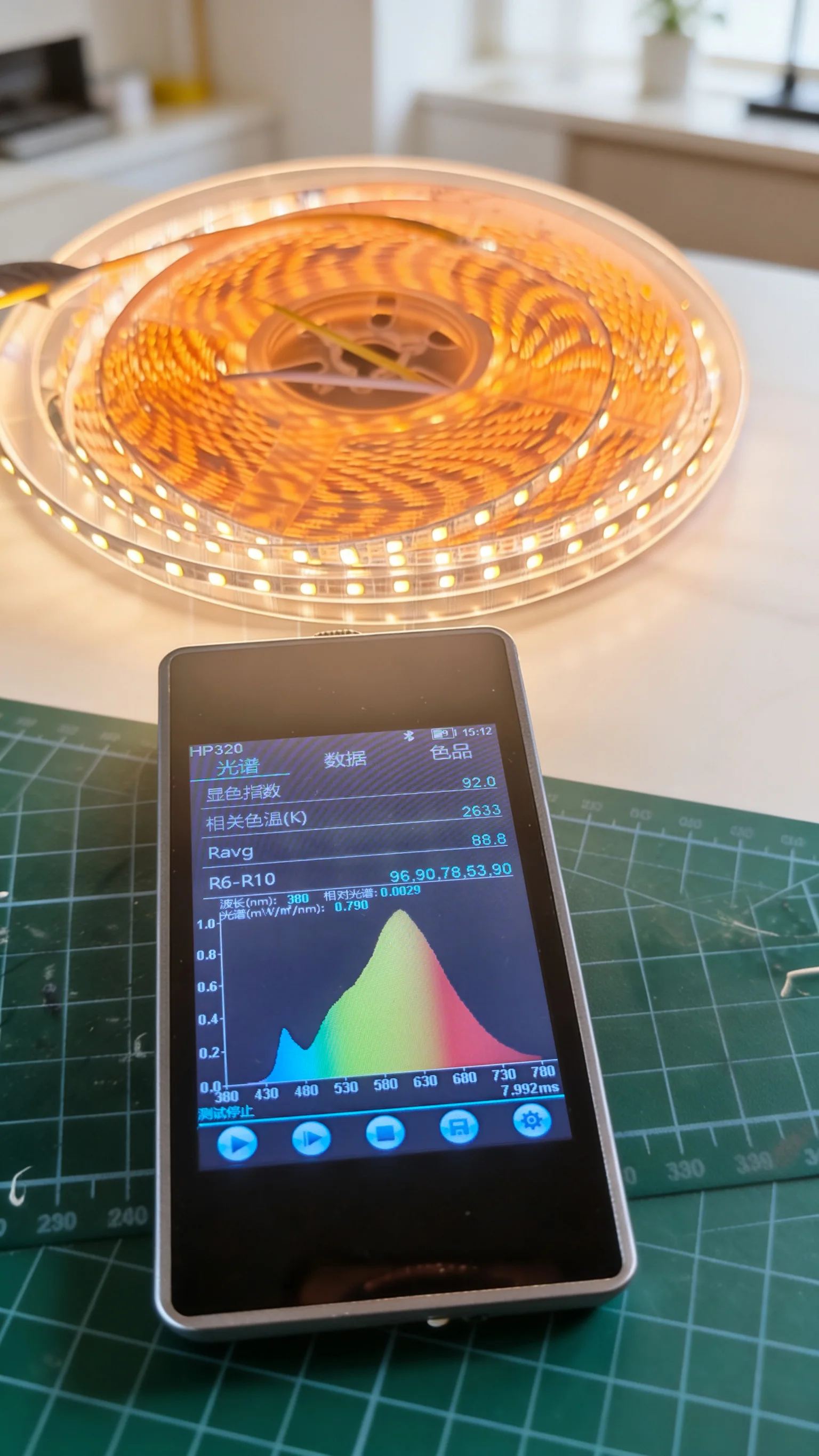 High CRI Ra 95+ Dual Color 2700K-6500K DC24V Flexible LED Strip RF Control 10M 1200LEDs 120LEDs/M 5mm Width for DIY Movie Studio