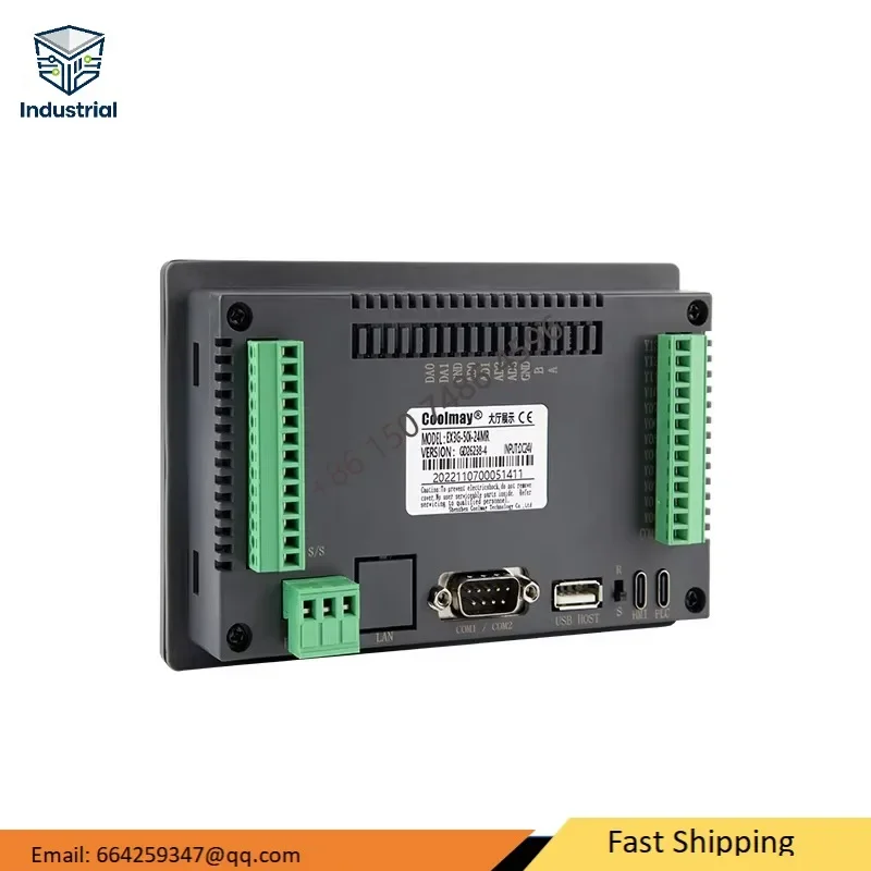 Coolmay Newly Launched EX3U series HMI PLC All in one 5 inch come with 4 analog inputs and 2 analog outputs max 8 channels HSP