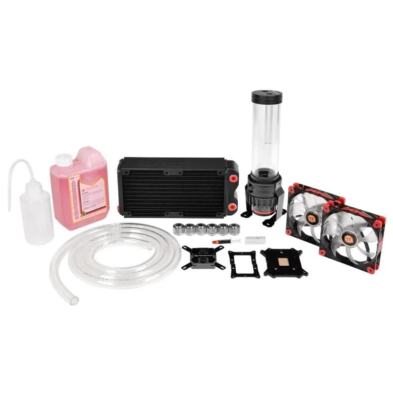 drain water cooling head desktop computer radiator