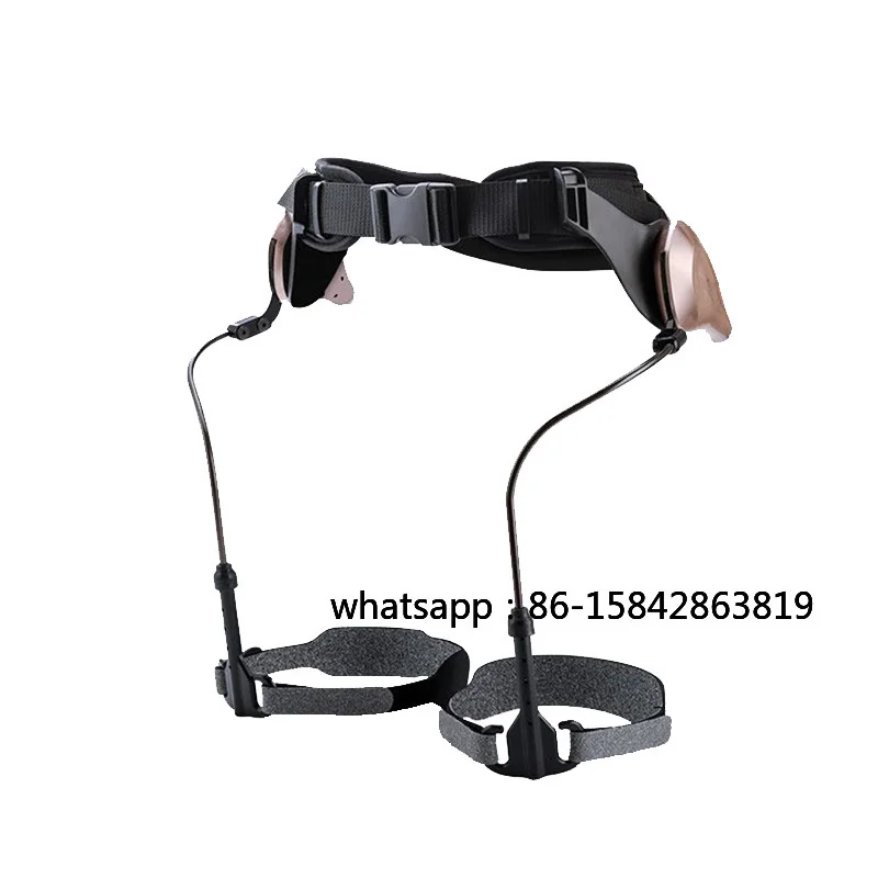 Walking Aid Exoskeleton Legs, Lower Limb Stroke Walking Up Down Stairs Leg Auxiliary Elderly Rehabilitation Exoskeleton for Feet