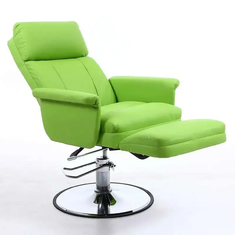 

Hydraulic Lifting Beauty Eyelash Computer Barber Chairs Swivel Hairdressing Chair Pedicure Backrest Cadeira Commercial Furniture