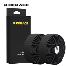 Bicycle Handlebar Tape With Bar End Plugs Non-Slip Shock Absorbing Ultralight Wear-Resistant Bike Handlebar Tape Cycling Strap