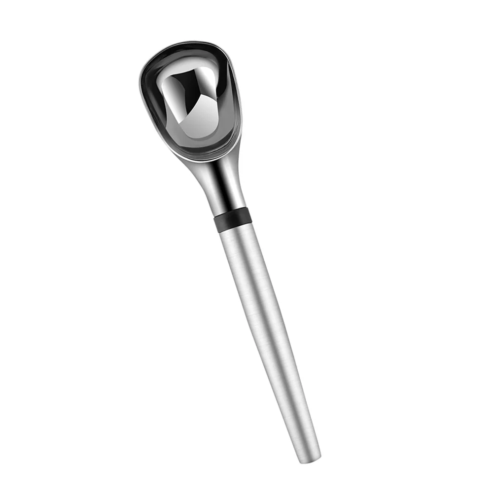 

Ice Cream Spoon Scoop Digging Fruit Alloy Dessert Stainless Steel H Ergonomic Thick Zinc Non Rust Corrode Bend Home Cafe