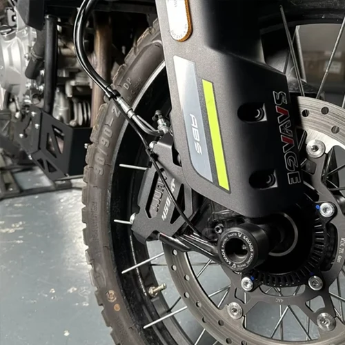 Imagen 2 del producto Para CFMOTO MOTO CF 450MT 450 MT MT450 accesorios Protector de pinza de freno delantero de motocicleta protector de cubierta de depósito de líquido de freno trasero