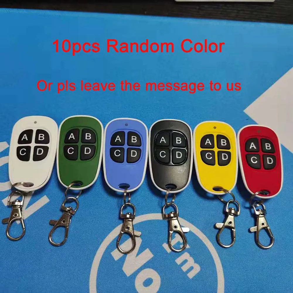 

Garage Door Remote Control 433MHz 4 Keys Copy Universal Remote Control Cloning electric gate Remote Controller Duplicator Key