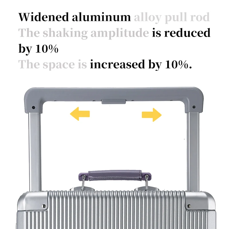 حقيبة سفر بتصميم جديد على شكل عجلة تزلج، حقيبة سفر مقاس 24 بوصة، حقيبة حمل مقاس 20 بوصة، حقيبة قفل ممتازة، حقيبة أعمال T #2