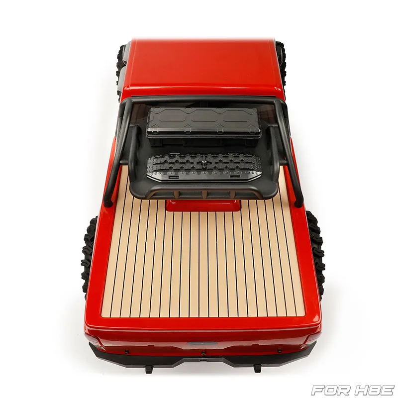 Rear Bucket Wood Trim Simulated Floor Modification Mood Accessories Pickup Truck Decorative Accessories for MJX 1/8  H8E Parts