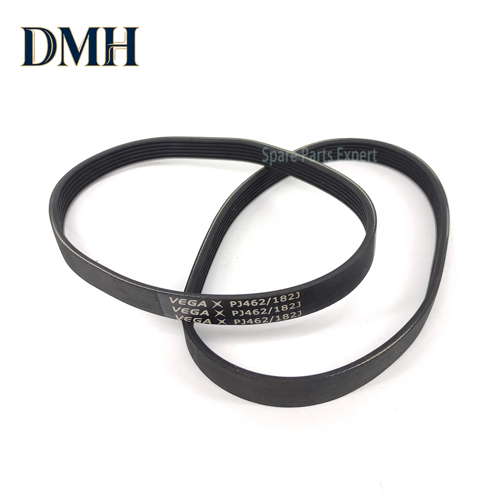 Paquete de 2 correas de transmisión específicas para cinta de correr, correa de caucho multicanal, correa multi cuña VEGA V-Belt PJ462 182J  4/5/6/7 nervaduras