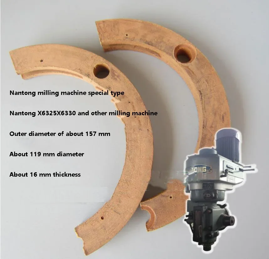 4#/6# Brake Ring Fixed Screw Brake Pads Handle R8 NT30 NT40 Erecting Head Turret Milling Machine Parts