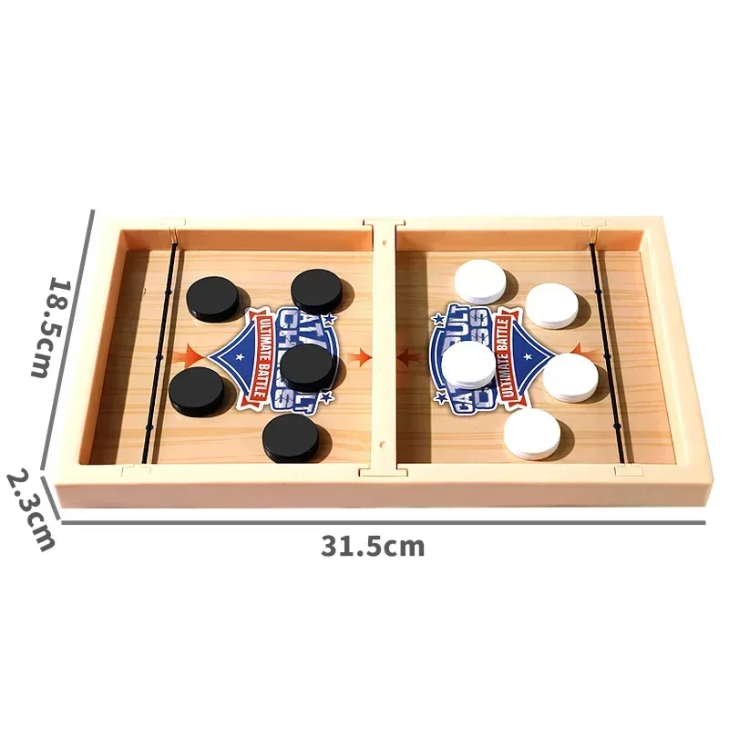 Hóquei de mesa paced sling puck jogo de tabuleiro rápido sling puck vencedor jogo de festa adulto criança família jogo desktop batalha brinquedos de tabuleiro
