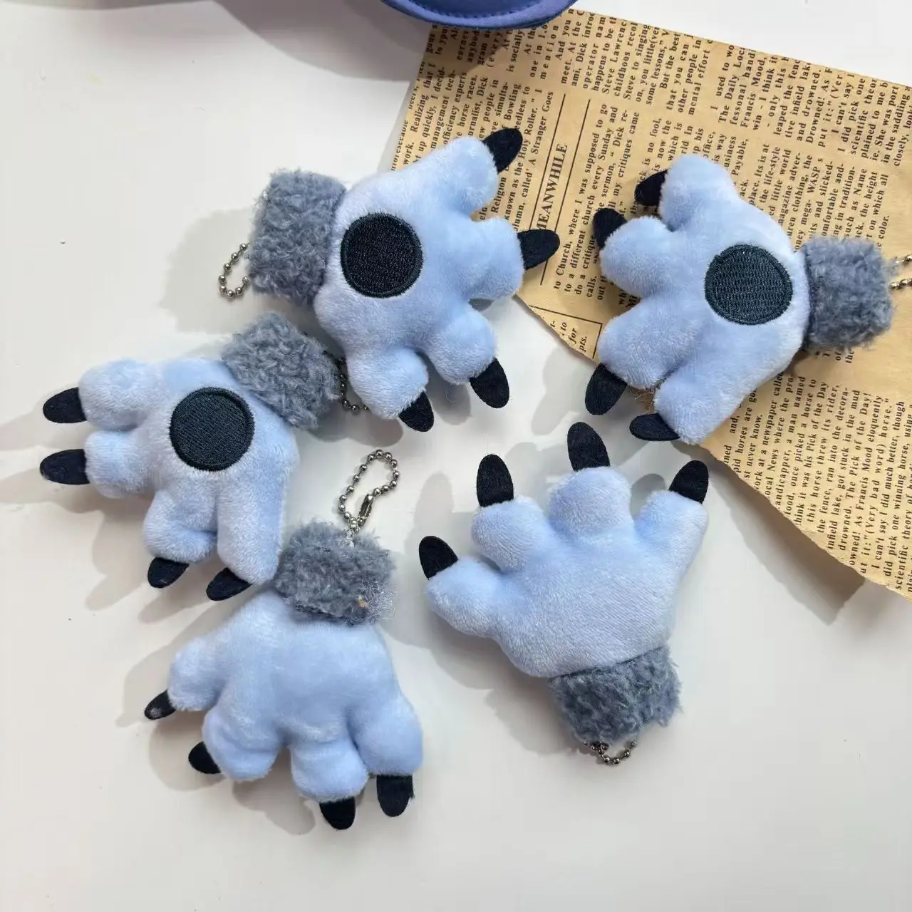 Cartoon Anime Cute Stitch Claw Ciondolo Zaino per bambini Decorazione Portachiavi per bambola Regalo di Natale