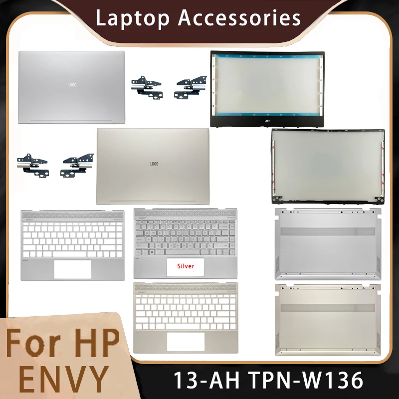 

New For HP ENVY 13-AH TPN-W136;Replacemen Laptop Accessories Lcd Back Cover/Palmrest/Bottom/Hinges/Keyboard With LOGO L24145-001