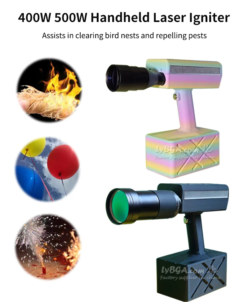 LY جديد 400 واط 500 واط ثلاثية الأبعاد مطبوعة يده الكل في واحد ليزر عن بعد الشاعل مخصص دليل التركيز حماية درجة الحرارة مكافحة الآفات