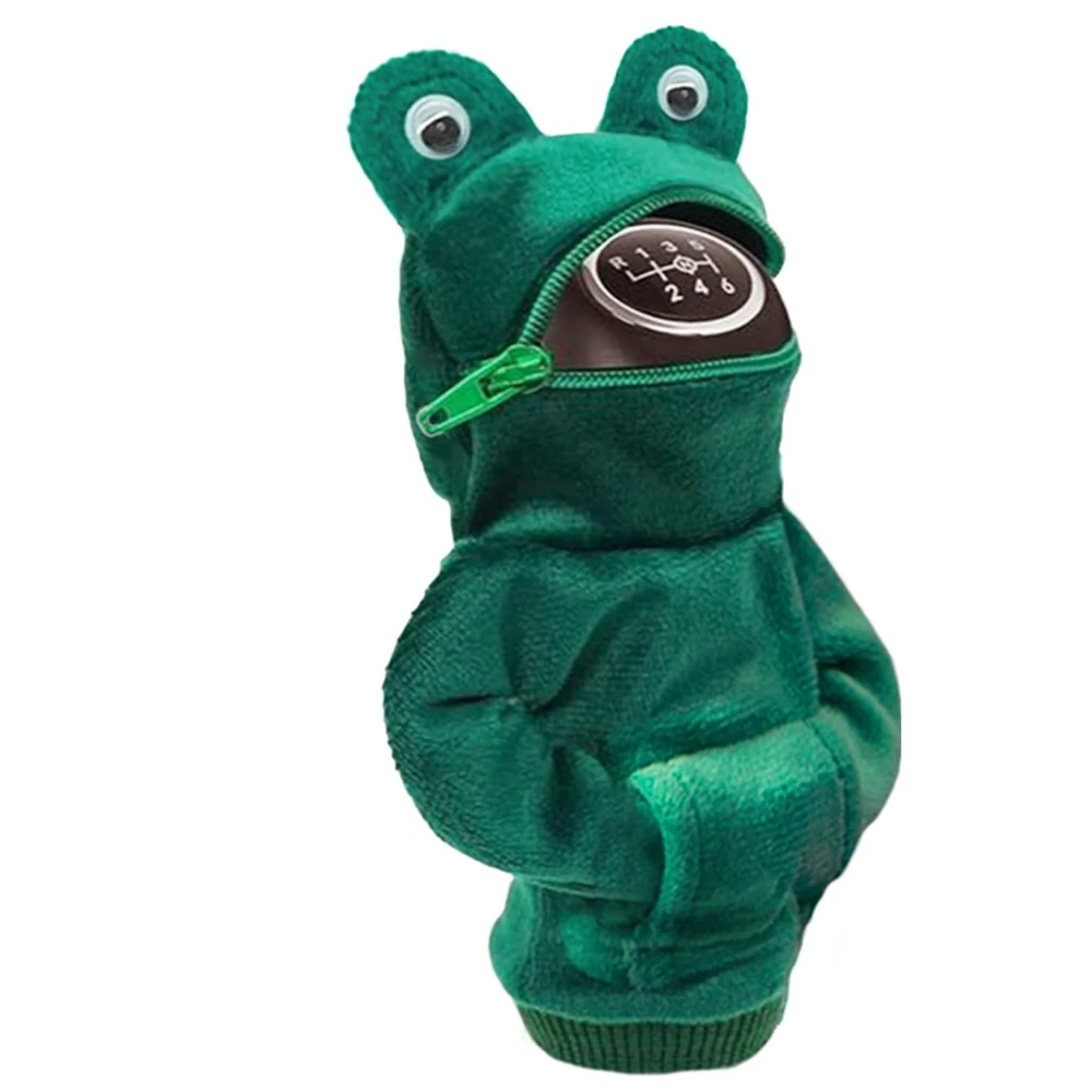 

Car Gear Shift Cover Car Shift Knob with Shark Hoodie Winter Warm Hoodie Gear Shift Cover Car Accessories and Decorations
