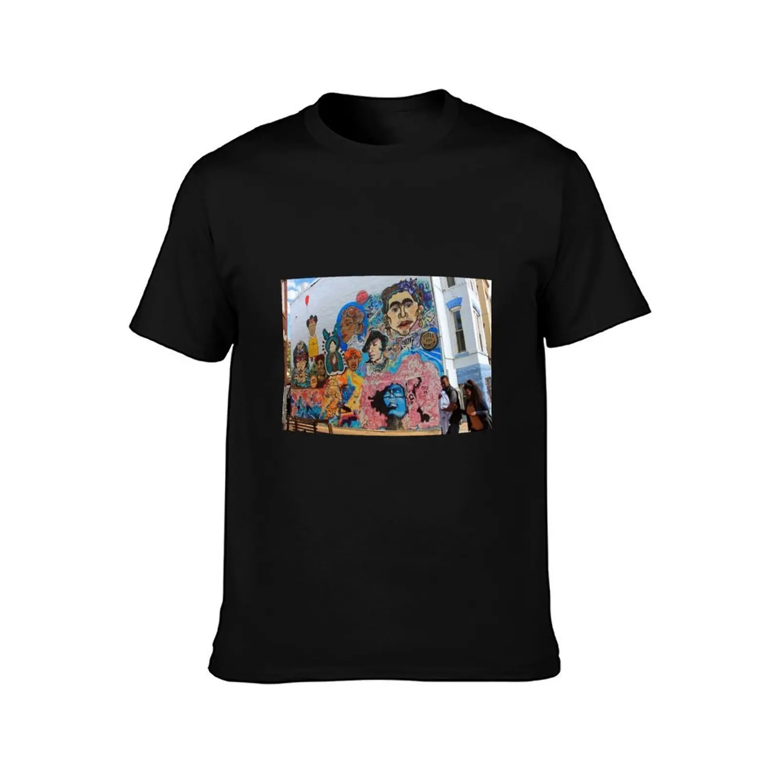 Mary Church Terrell Mural T-Shirt, Summer Casual Cotton Tee, Oversized Streetwear Tops, Vintage Graphic Print, Unisex Men Women