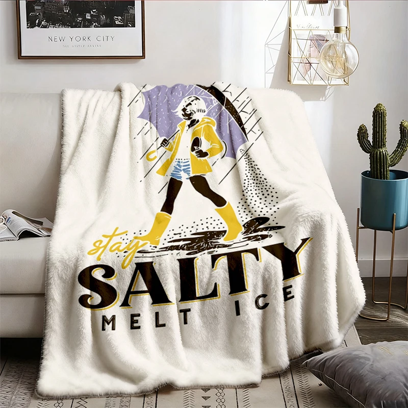 Abolish ICE Flannel Throw, Social Justice Cozy Blanket, Pro Immigration Warm Blanket, Soft Blanket