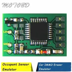 For Occupant Sensor Emulator for BMW and for Benz MB Support E Series W series 2 IN 1 Car IMMO Eraser Emulator