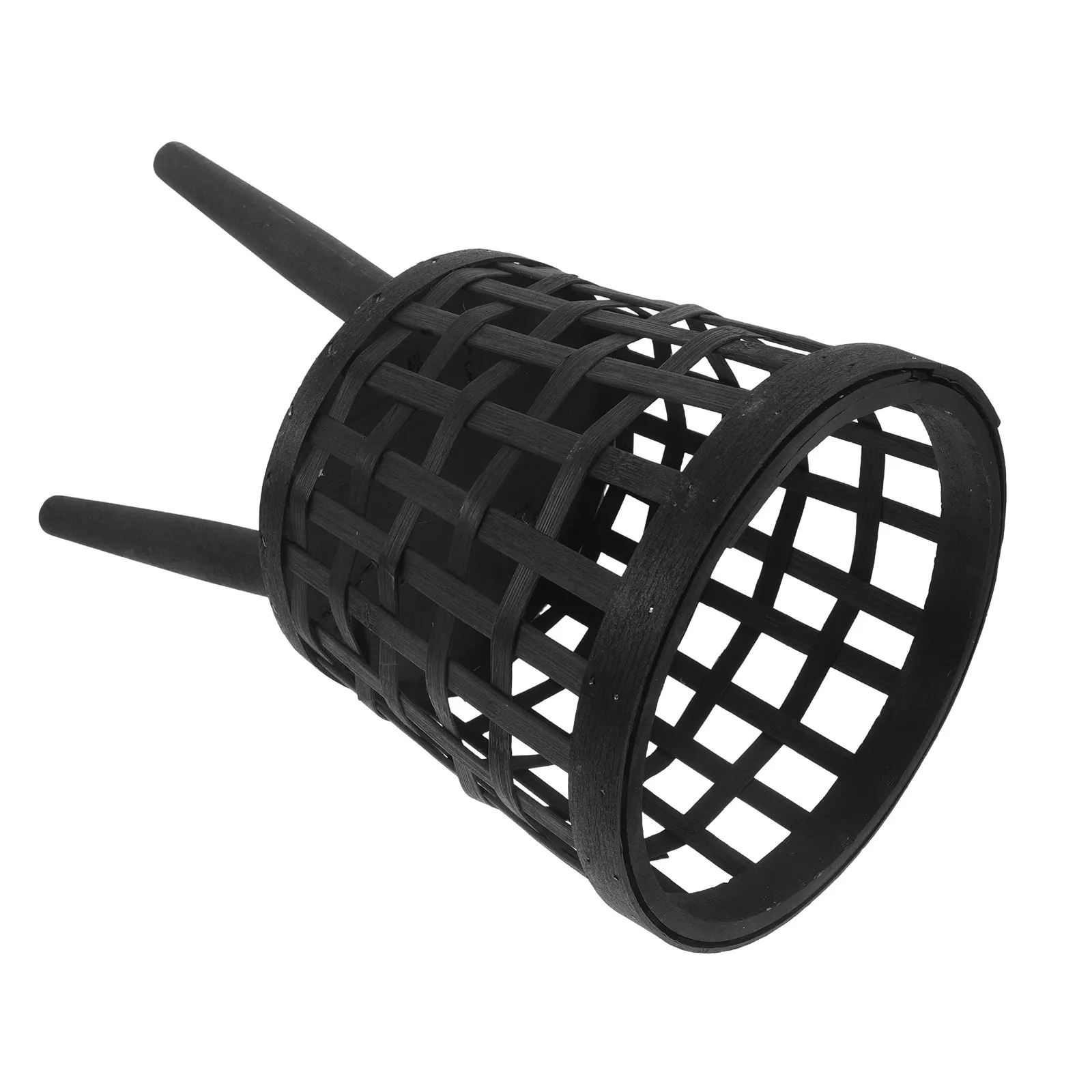 Wooden Flower Pot Stand Nordic Design Handcrafted Wicker Weave Plant Display Rack Decorative Planter Holder for Living Room
