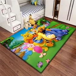 Winnie Pooh printed area carpet for children Living room Bedroom floor mat Kitchen mat Children's Bedroom Mat