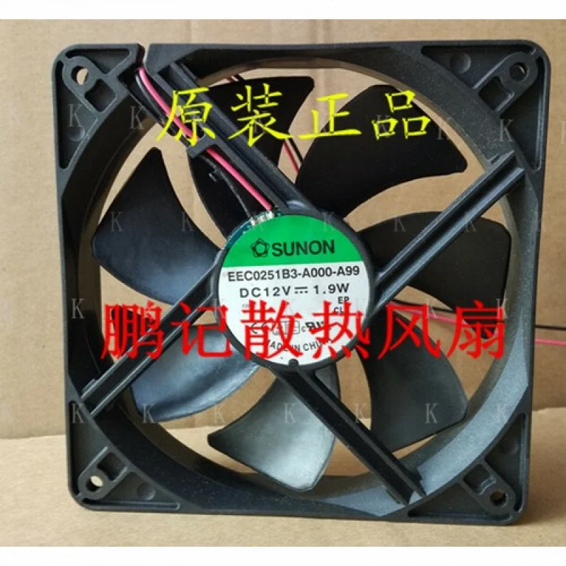 

C 1 шт. для SUNON EEC0251B3-000U-A99 12 В 1,9 Вт 12025 бесшумный вентилятор