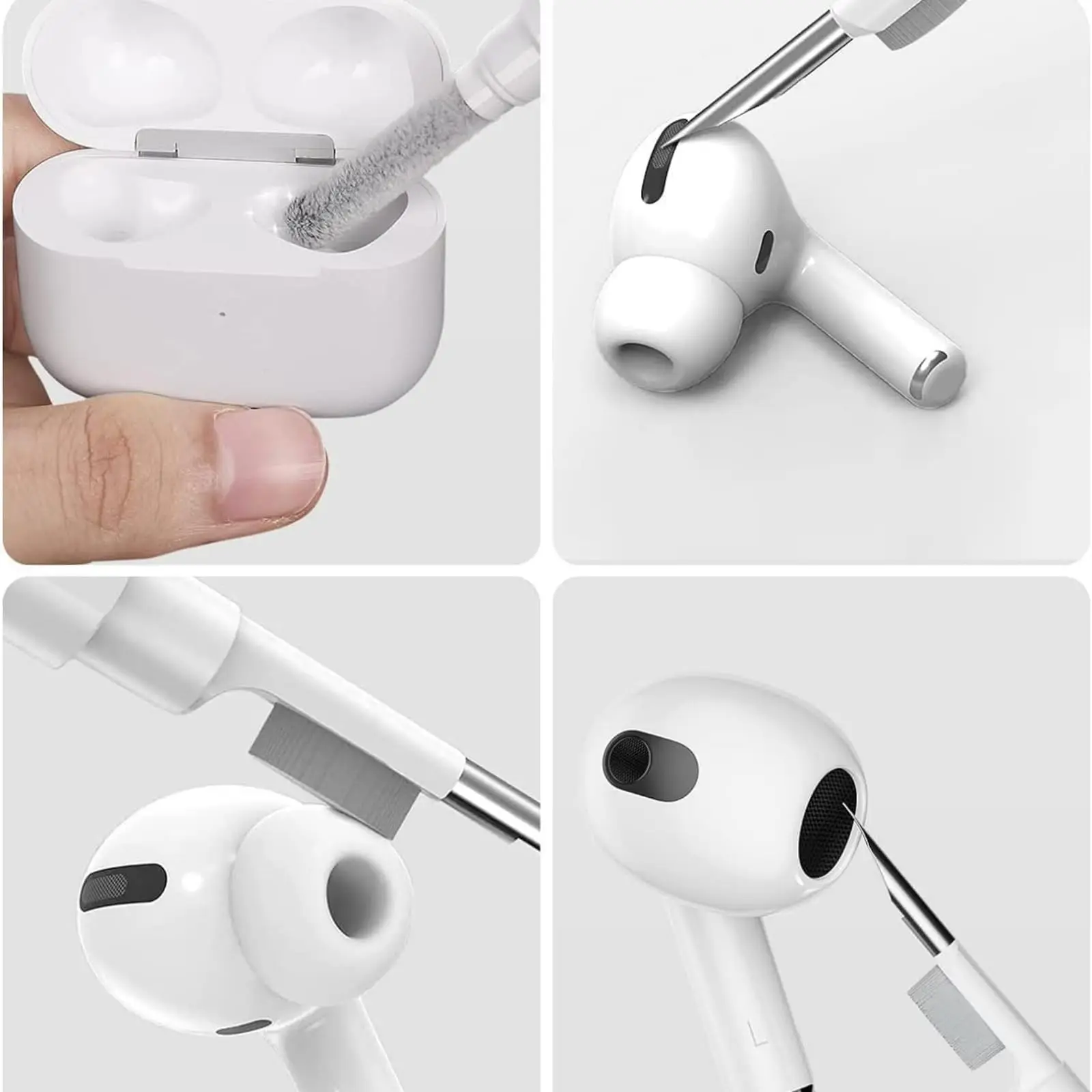 For New AirPods Pro 3 Anti-Drop Protective Cover Soft TPU Shockproof Transparent Case Air Pods AirPod Pro 3 Case Cleaner Kit